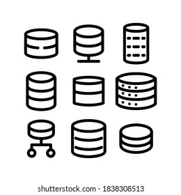 data icon or logo isolated sign symbol vector illustration - Collection of high quality black style vector icons
