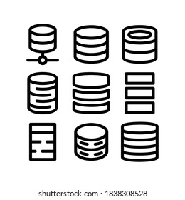 data icon or logo isolated sign symbol vector illustration - Collection of high quality black style vector icons
