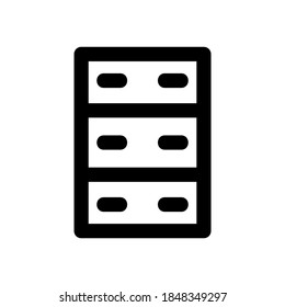 icono de datos o logotipo símbolo de signo aislado ilustración vectorial - iconos vectoriales de estilo negro de alta calidad
