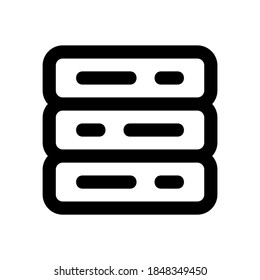 icono de datos o logotipo símbolo de signo aislado ilustración vectorial - iconos vectoriales de estilo negro de alta calidad
