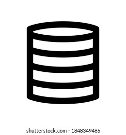 Datensymbol oder Logo einzeln auf Zeichen, Vektorgrafik - hochwertige Vektorsymbole mit schwarzem Hintergrund
