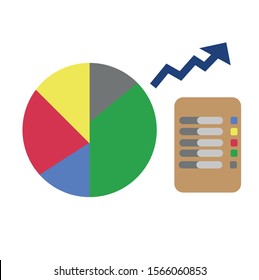 Data icon set, design vector logo