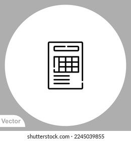 Datenymbol, Vektorsymbol, Symbol, Logo-Illustration für Web und Mobile