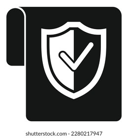 Data icon simple vector. Privacy protect. Password safe