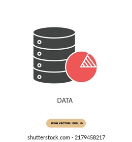 data icons  symbol vector elements for infographic web