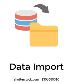 Data import concept of data synchronization 