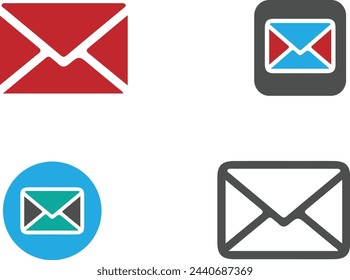 Data information for business card,Contact e mail Icon set.