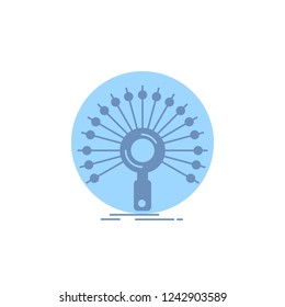 Data, information, informational, network, retrieval Glyph Icon.