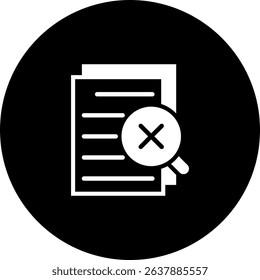 Data Infringement Icon Element For Design