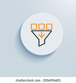 Data Ingestion Icon Vector Design