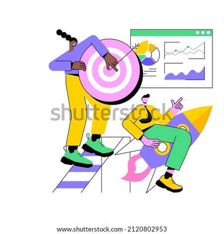 Data initiative abstract concept vector illustration. Open platform, information initiative, metadata study, data driven startup, research and development, privacy policy abstract metaphor.