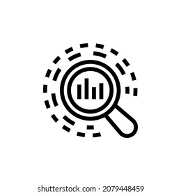 Data Insight icon in vector. Logotype