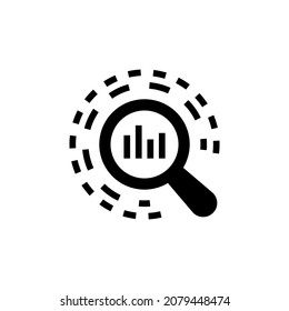 Data Insight Icon In Vector. Logotype