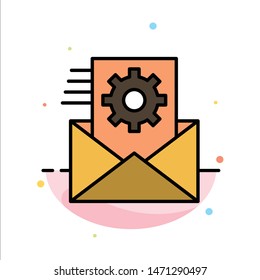 Data, Data Integration, Data Management, Integration Abstract Flat Color Icon Template. Vector Icon Template background