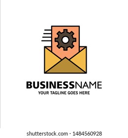 Data, Data Integration, Data Management, Integration Business Logo Template. Flat Color. Vector Icon Template background