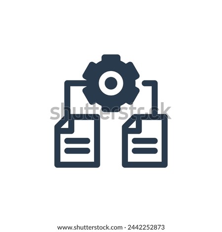 Data Integration Solutions for Enhanced Business Intelligence Vector Icon Illustration