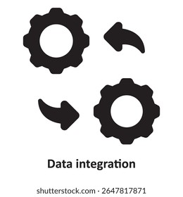 Data integration Vector Icon which can easily modify or edit

