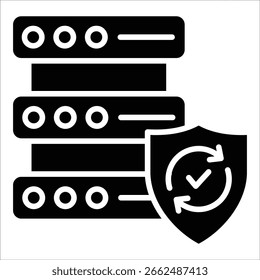 Data Integrity Icon Element For Design