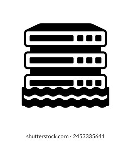 Data Lake  icon in vector. Logotype
