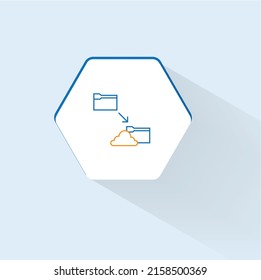 Data Leak Prevention icon vector design