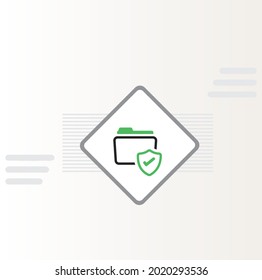 Data Leak Protection Icon Vector Design