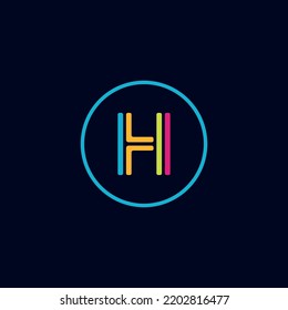 Data Letter H Media Logo Digital Stock Vector (Royalty Free) 2202816477 ...