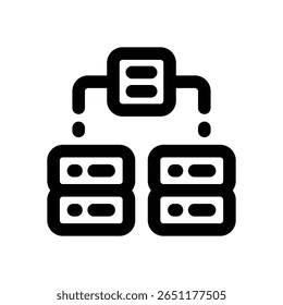 icono de línea de datos. Icono de Vector limpio y minimalista para Sitios web, App móviles, presentaciones y logotipos. Totalmente escalable y personalizable para cualquier proyecto.