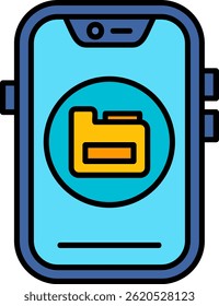 Data Line vector Icon Design