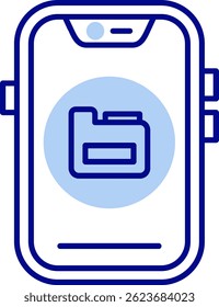 Data Line vector Icon Design