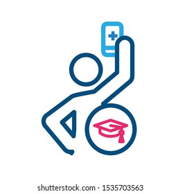 Data Literacy Icon - Vector