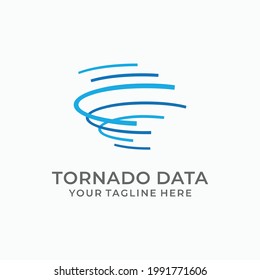 Data logo design, Technology vector template design