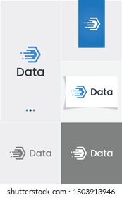 Data Logo Template For Technology And Science Company.