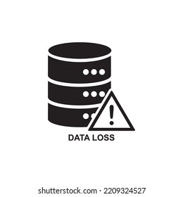 data loss icon , decline icon