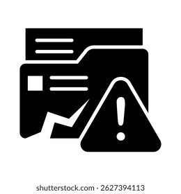 Data Loss Icon Element For Design