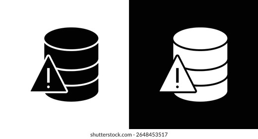 Data loss icon symbol collection. Flat vector stock illustration.