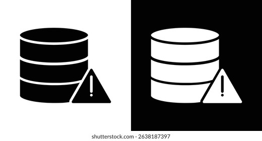 Data loss icon symbols. Vector illustration.