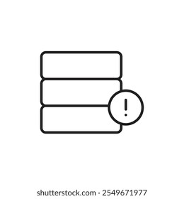 Datenverlust Symbol Web-Design in Vektor