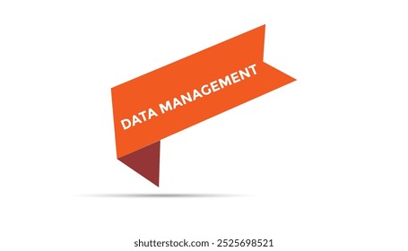 Data management button web banner templates. Vector Illustration 
