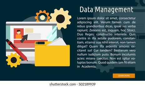 Data Management Conceptual Banner