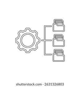 data management icon , data base icon