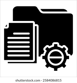 Data Management Icon Element For Design