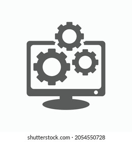 data management icon, project management vector