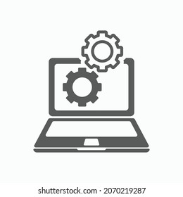 data management icon, project management vector