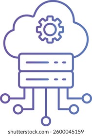 Data management illustration with isolated background 