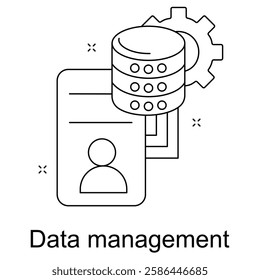 Data management refers to the process of collecting, storing, organizing, and maintaining data to ensure its accuracy, security, and accessibility. It involves various techniques such as data 