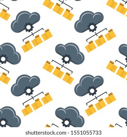 Data management seamless pattern design, Repeat textile design. Fabric print.