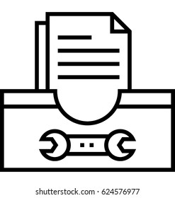 Data Management Vector Icon