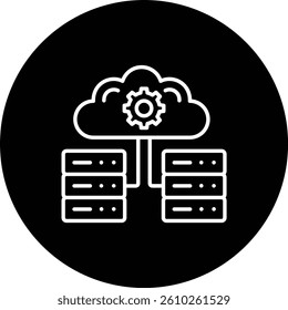 Data Management vector icon. Can be used for printing, mobile and web applications.