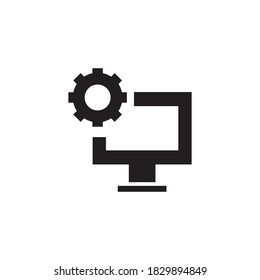 data management vector icon design template
