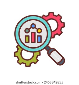 Data Manipulation  icon in vector. Logotype
